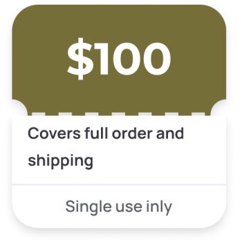 Coupon $100